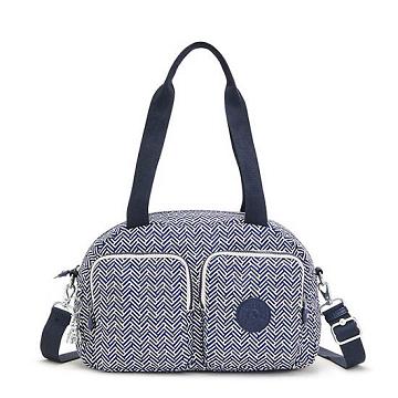 Kipling Cool Defea Printed Shoulder Bags Urban Chevron | AU 1399EB